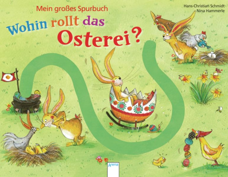 Cover von Mein großes Spurbuch. Wohin rollt das Osterei?