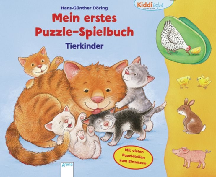Cover von Mein erstes Puzzle-Spielbuch. Tierkinder