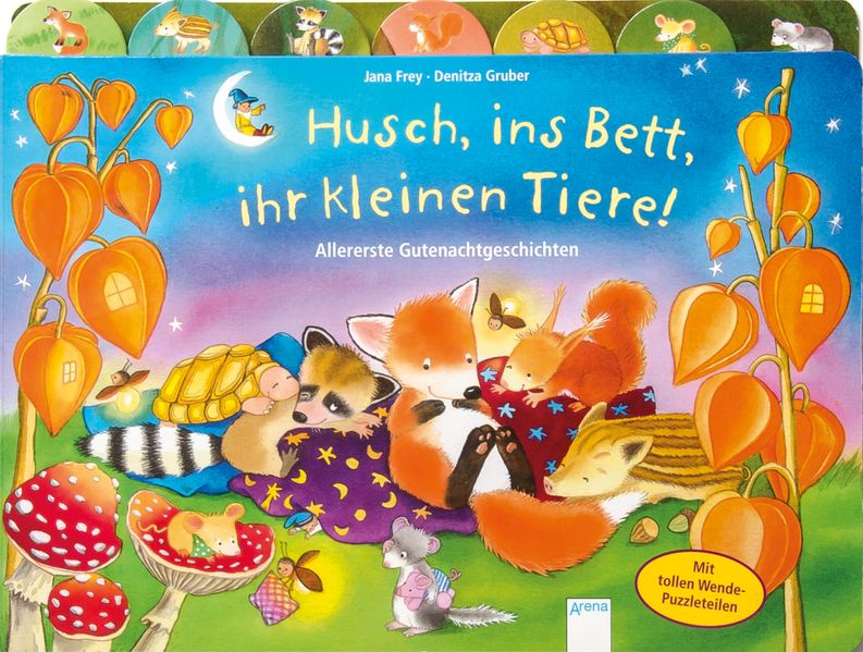 Cover von Husch, ins Bett, ihr kleinen Tiere!
