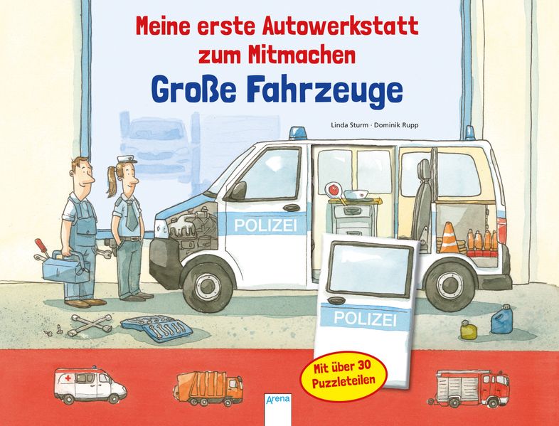 Cover von Meine erste Autowerkstatt zum Mitmachen. Große Fahrzeuge