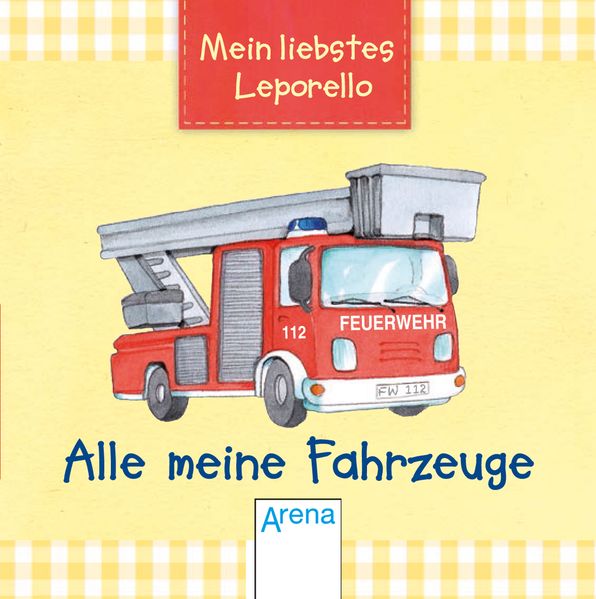 Cover von Mein liebstes Leporello. Alle meine Fahrzeuge