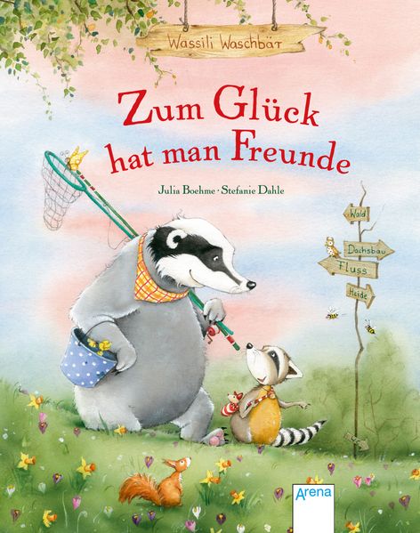 Cover von Wassili Waschbär. Zum Glück hat man Freunde
