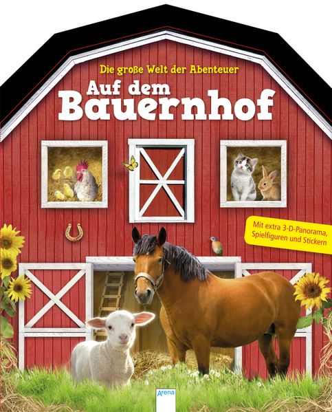 Cover von Die große Welt der Abenteuer. Auf dem Bauernhof