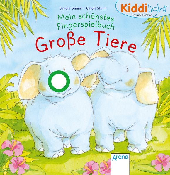 Cover von Mein schönstes Fingerspielbuch. Große Tiere