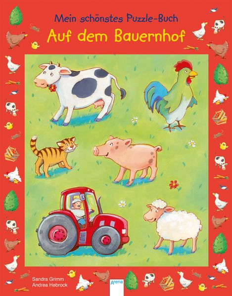 Cover von Mein schönstes Puzzle-Buch. Auf dem Bauernhof