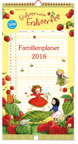 Cover von Erdbeerinchen Erdbeerfee. Familienplaner 2018