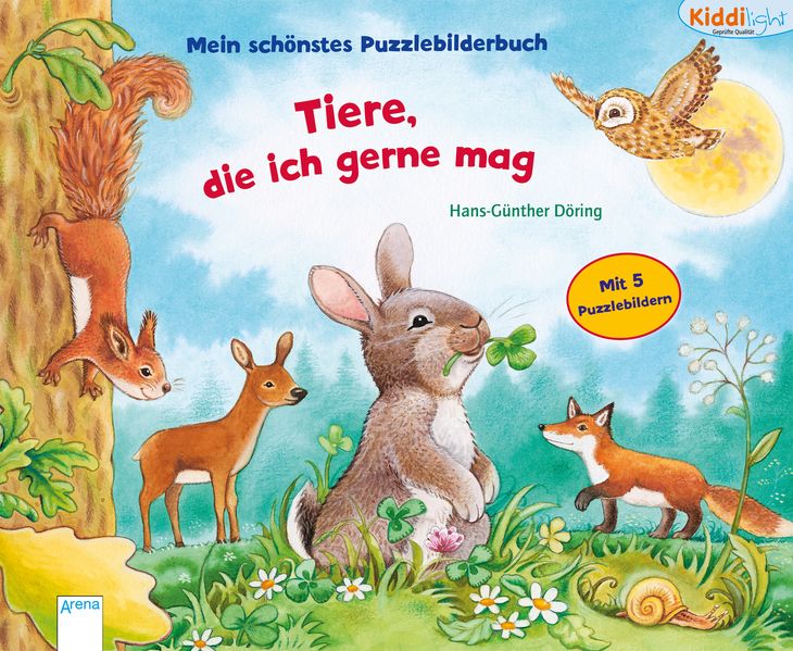 Cover von Kiddilight. Tiere, die ich gerne mag