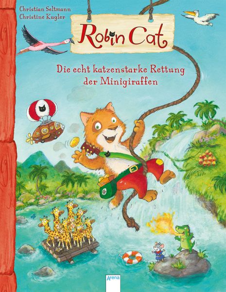 Cover von Robin Cat. Die echt katzenstarke Rettung der Minigiraffen