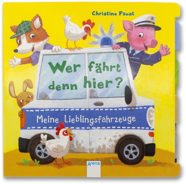 Cover von Unterwegs mit Feuerwehr, Polizei und Co. Mit Blink-Blaulicht und Sirene