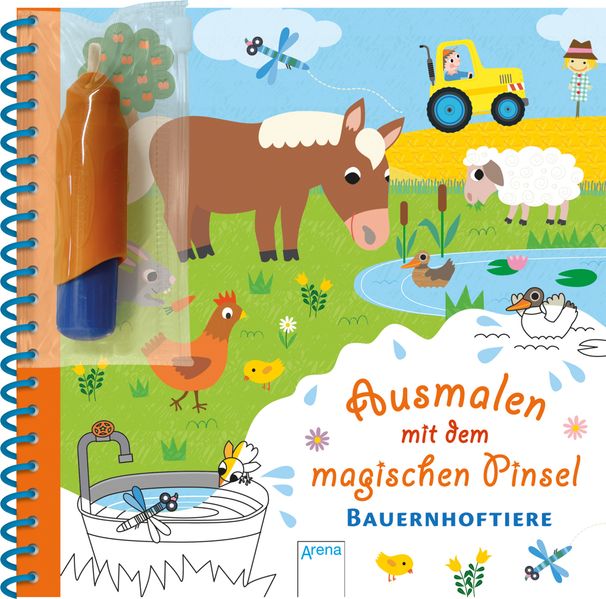 Cover von Ausmalen mit dem magischen Pinsel: Bauernhoftiere