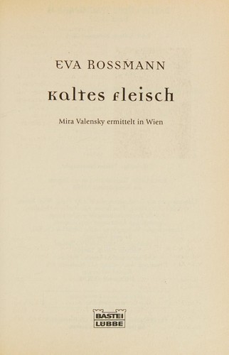 Cover von Kaltes Fleisch