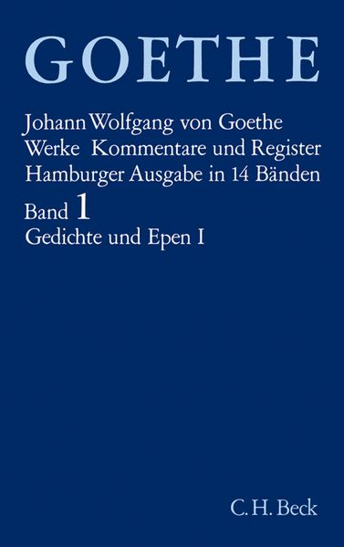 Cover von Goethe Werke Bd. 1: Gedichte und Epen I