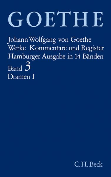 Cover von Goethe Werke Bd. 3: Dramatische Dichtungen I