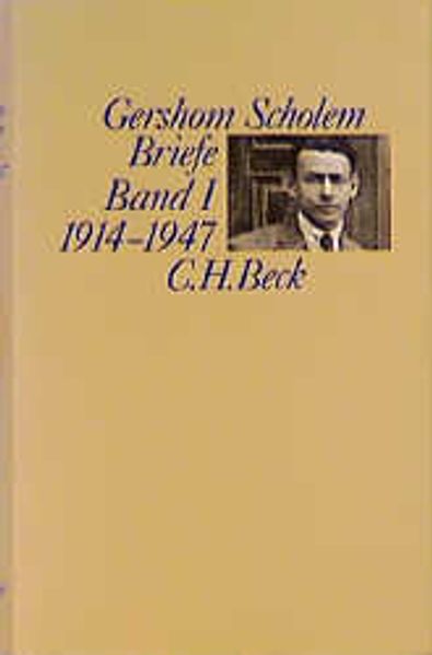 Cover von Scholem Briefe Bd. I: 1914-1947