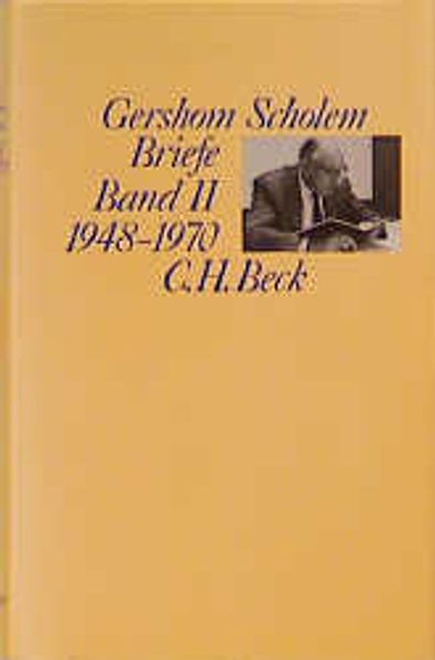 Cover von Scholem Briefe Bd. II: 1948-1970