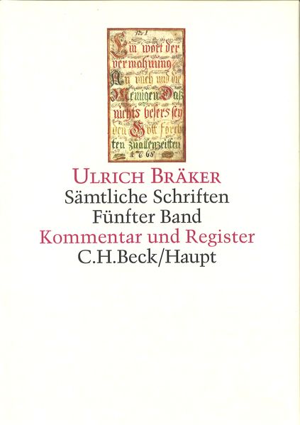 Cover von Sämtliche Schriften Bd. 5: Kommentar und Register