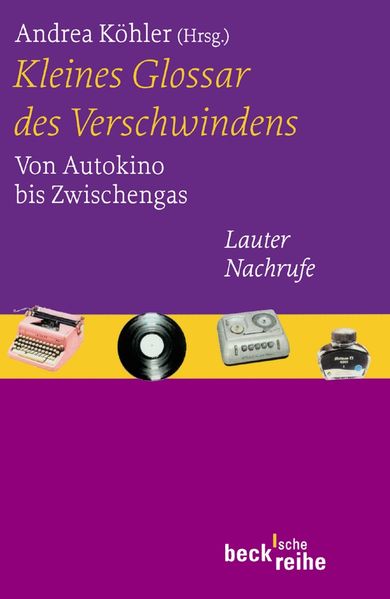 Cover von Kleines Glossar des Verschwindens