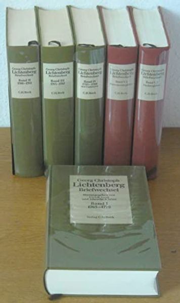 Cover von Lichtenberg, Briefwechsel Gesamtwerk