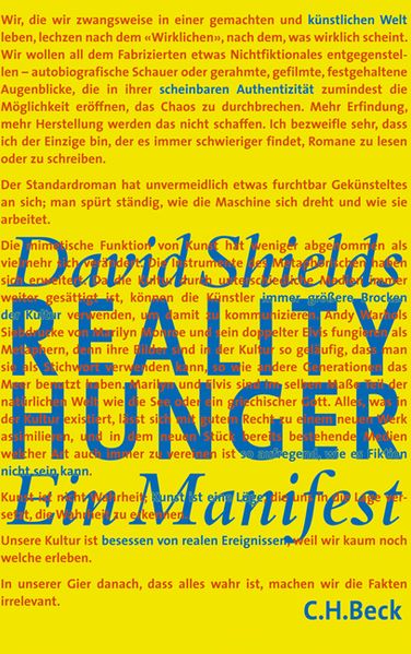Cover von Reality Hunger