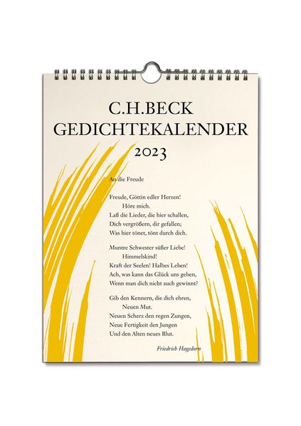 Cover von C.H. Beck Gedichtekalender