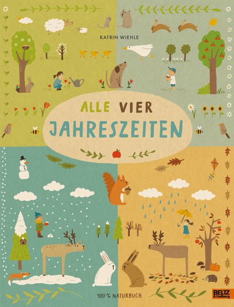 Cover von Alle vier Jahreszeiten – 100% Naturbuch