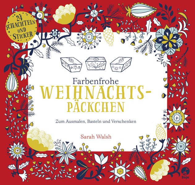 Cover von Farbenfrohe Weihnachtspäckchen – Zum Ausmalen, Basteln und Verschenken