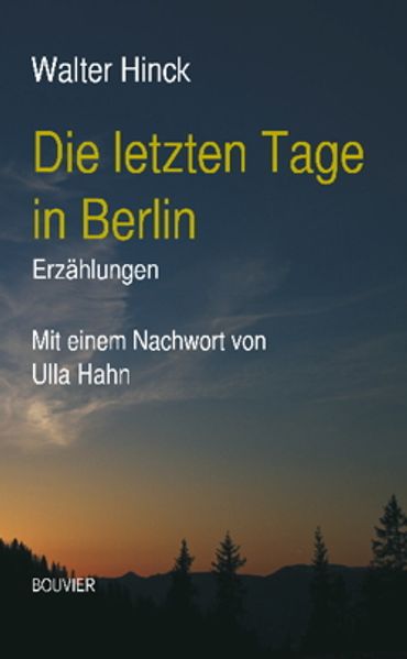 Cover von Die letzten Tage in Berlin.