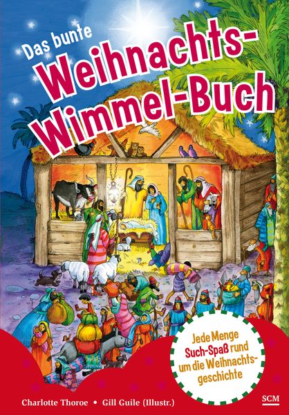 Cover von Das bunte Weihnachts-Wimmel-Buch