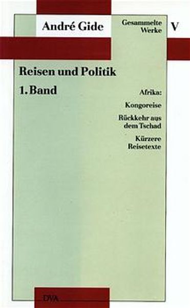 Cover von Gesammelte Werke V. Reisen und Politik – 1. Band: Afrika