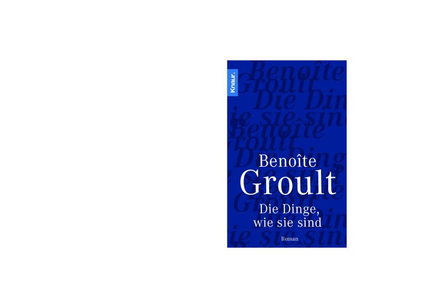 Cover von Die Dinge wie sie sind