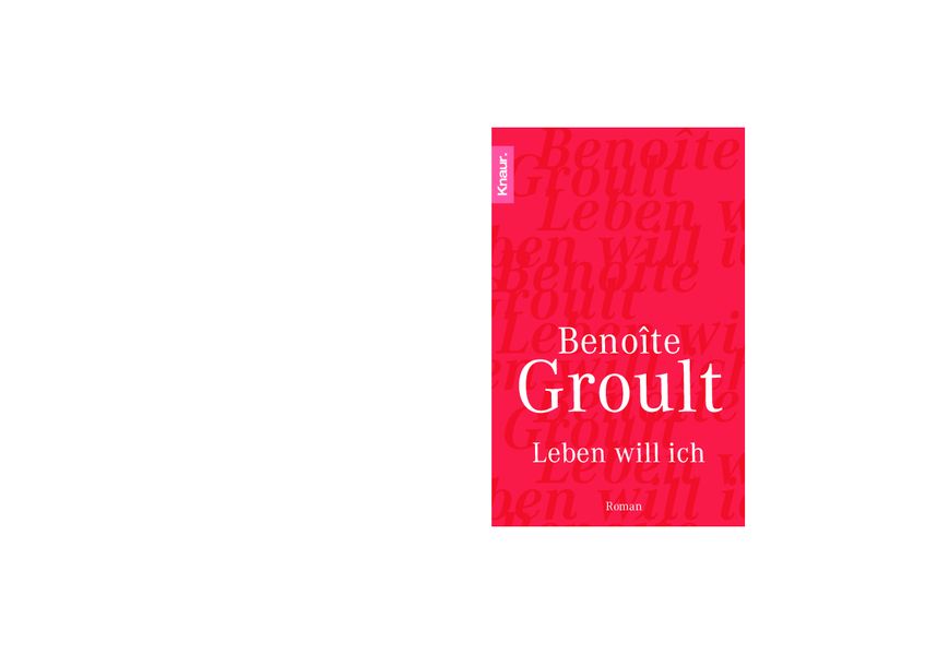 Cover von Groult, Leben will ich