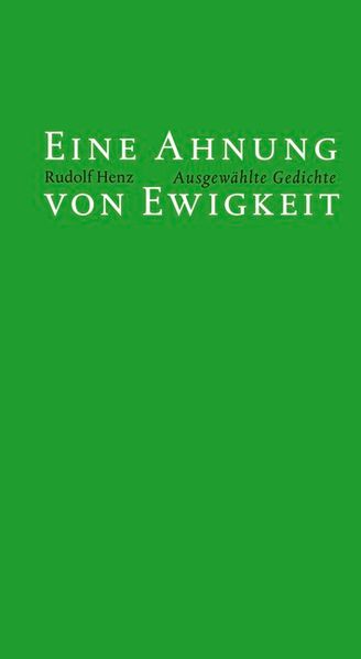 Cover von Eine Ahnung von Ewigkeit