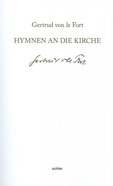 Cover von Hymnen an die Kirche