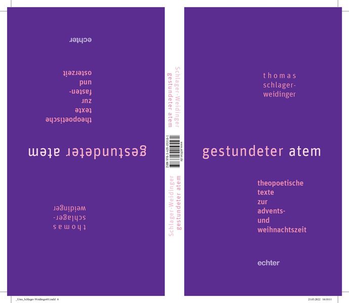 Cover von Gestundeter Atem – theopoetische Texte zur Advents- und Weihnachtszeit