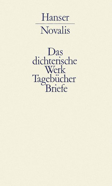 Cover von Werke, Tagebücher und Briefe Friedrich von Hardenbergs