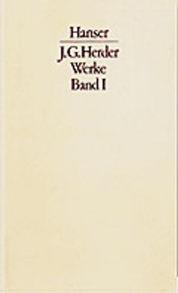 Cover von Werke Band I