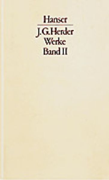 Cover von Werke Band II