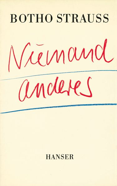 Cover von Niemand anderes
