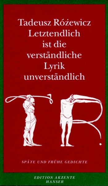 Cover von Letztendlich ist die verständliche Lyrik unverständlich