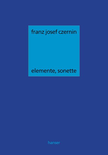 Cover von elemente, sonette