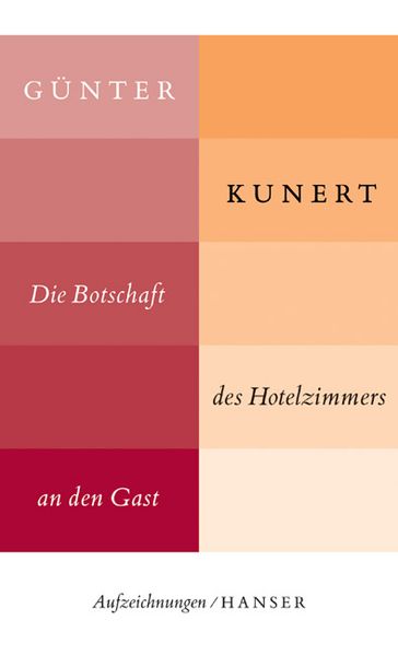 Cover von Die Botschaft des Hotelzimmers an den Gast