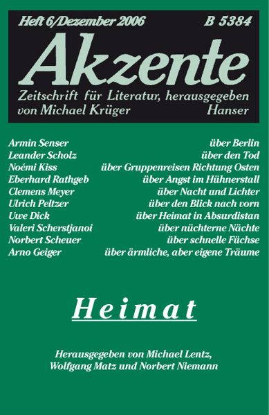 Cover von Akzente 6 / 2006