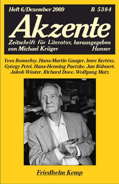 Cover von Akzente 6 / 2009