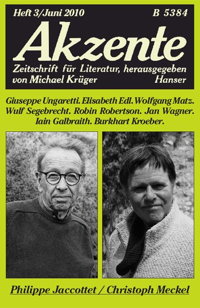 Cover von Akzente 3 / 2010