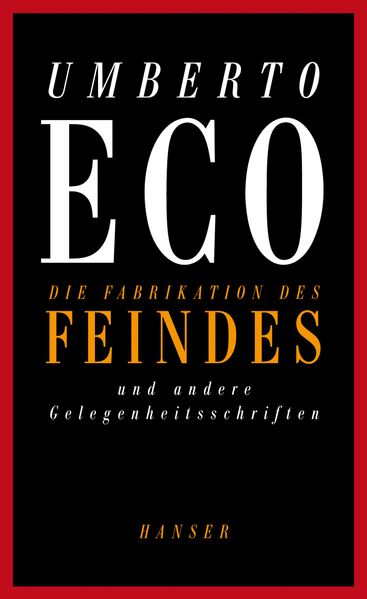 Cover von Die Fabrikation des Feindes und andere Gelegenheitsschriften