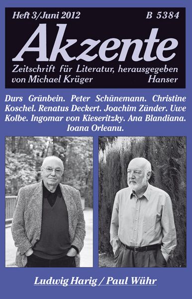 Cover von Akzente 3 / 2012