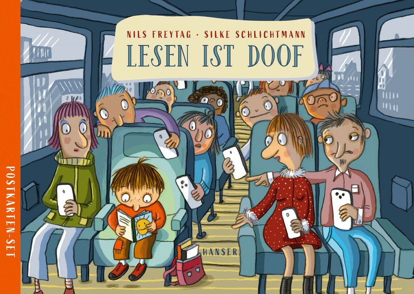 Cover von Lesen ist doof Postkarten-Set