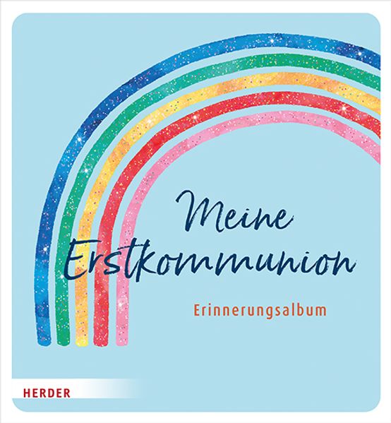 Cover von Meine Erstkommunion Erinnerungsalbum Regenbogen