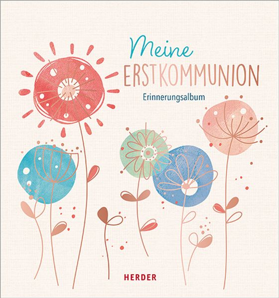 Cover von Meine Erstkommunion Erinnerungsalbum Floral
