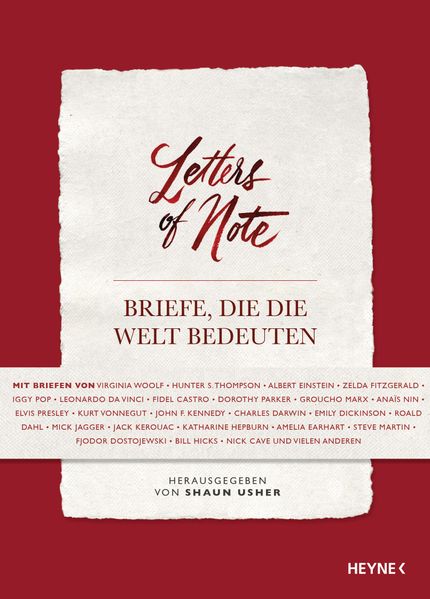 Cover von Letters of Note – Briefe, die die Welt bedeuten